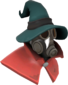 Painted Seared Sorcerer 2F4F4F Hat and Cape Only.png