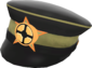 Unused Painted Heavy Artillery Officer's Cap F0E68C.png