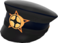 Unused Painted Heavy Artillery Officer's Cap 18233D.png
