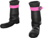 Painted Bandit's Boots FF69B4.png