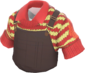 Painted Cool Warm Sweater F0E68C Under Overalls.png