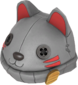 Painted Lucky Cat Hat 7E7E7E.png