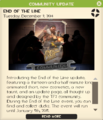 News item 2014-12-09 End of The Line.png