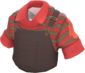 Painted Cool Warm Sweater 7C6C57 Under Overalls.png