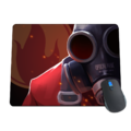 WeLoveFine red pyro extreme closeup mousepad.png