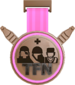 Painted Tournament Medal - TFNew 6v6 Newbie Cup FF69B4 Third Place.png